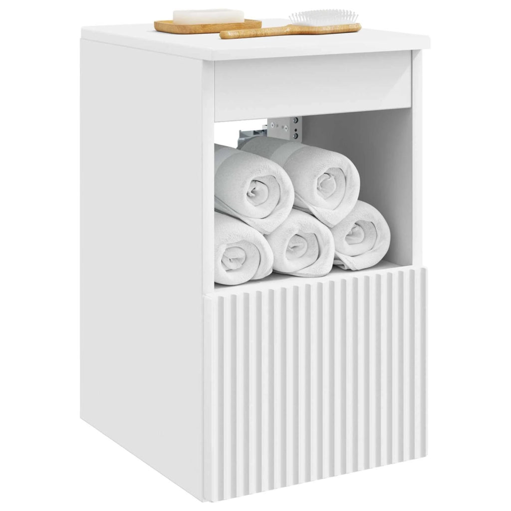 Mobile da Bagno Bianco 30 x 44,5 x 50 cm Legno ingegnerizzato