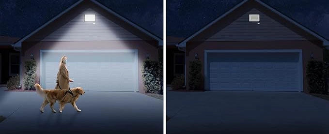 PROIETTORE A LED CON SENSORE 10W - 800Lm - 6000K