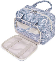 Borse per donne, grandi borse per cosmetici, grande borsa per donne, grandi borse per cosmetici, borsa per trucco per uomini & full size (foglio blu)