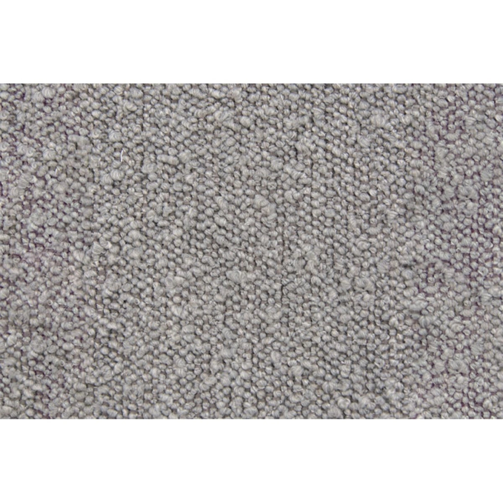 Testiera in tessuto bouclé grigio con linee L150 cm