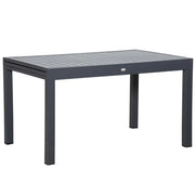 TAVOLO DA GIARDINO ALLUNGABILE CON STRUTTURA IN ALLUMINIO 135-270X90X75CM GRIGIO