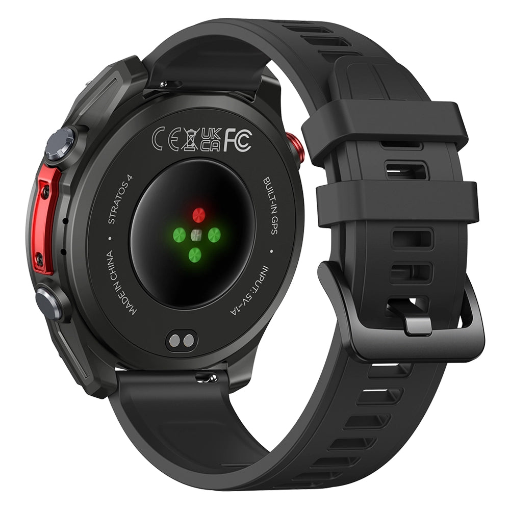 Smartwatch Orologio Intelligente HD-GPS con 6 sistemi satellitari; impermeabile 5 ATM-170 modalità sportive; monitoraggio della salute 24 ore su 24 - nero