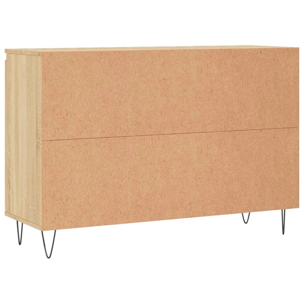 Buffet credenza cassettiera armadio mobile contenitore organizer cucina soggiorno rovere Sonoma 104 x 35 x 70 cm legno ingegnerizzato marrone 02_0031485