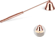 Accessorio per estinguere le fiamme delle candele - con lunga maniglia - Lont per candele metallico - con lunga maniglia per candele profumate - Per spegnere le fiamme delle candele