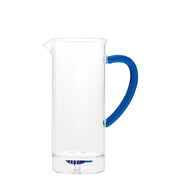 Zafferano Caraffa Teca Mare Collezione Design Artigianale con Decorazione Pesce Palla in Vetro Borosilicato Trasparente per Tavola Elegante