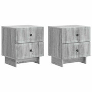 Armadio da Notte 2 pcs Grigio Sonoma 43 x 34,5 x 47,5 cm 893848