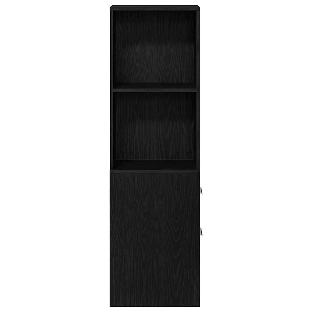 Set di mobili per il bagno Rovere Nero 22 x 41 x 135 cm 871653