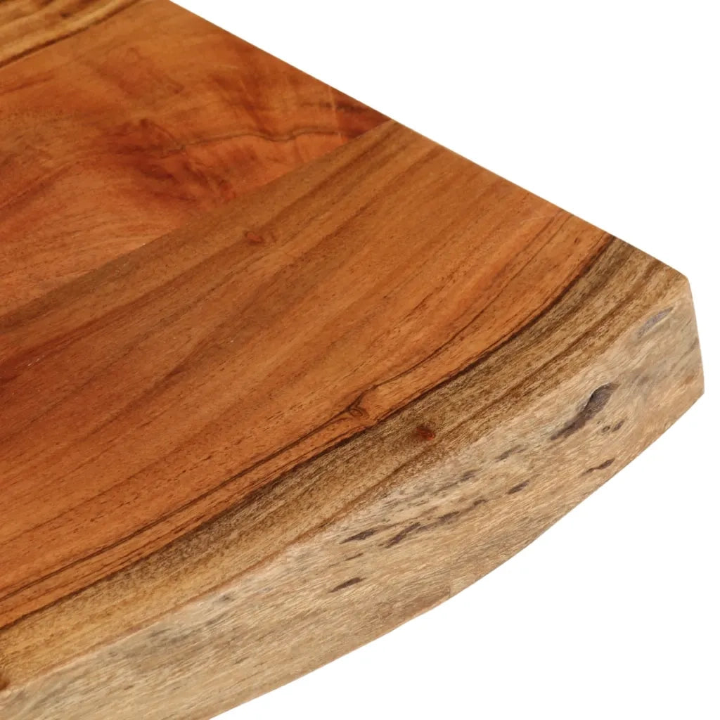 vidaXL Piano Tavolo 60x40x3,8 cm Rettangolare Legno Acacia Bordi Vivi
