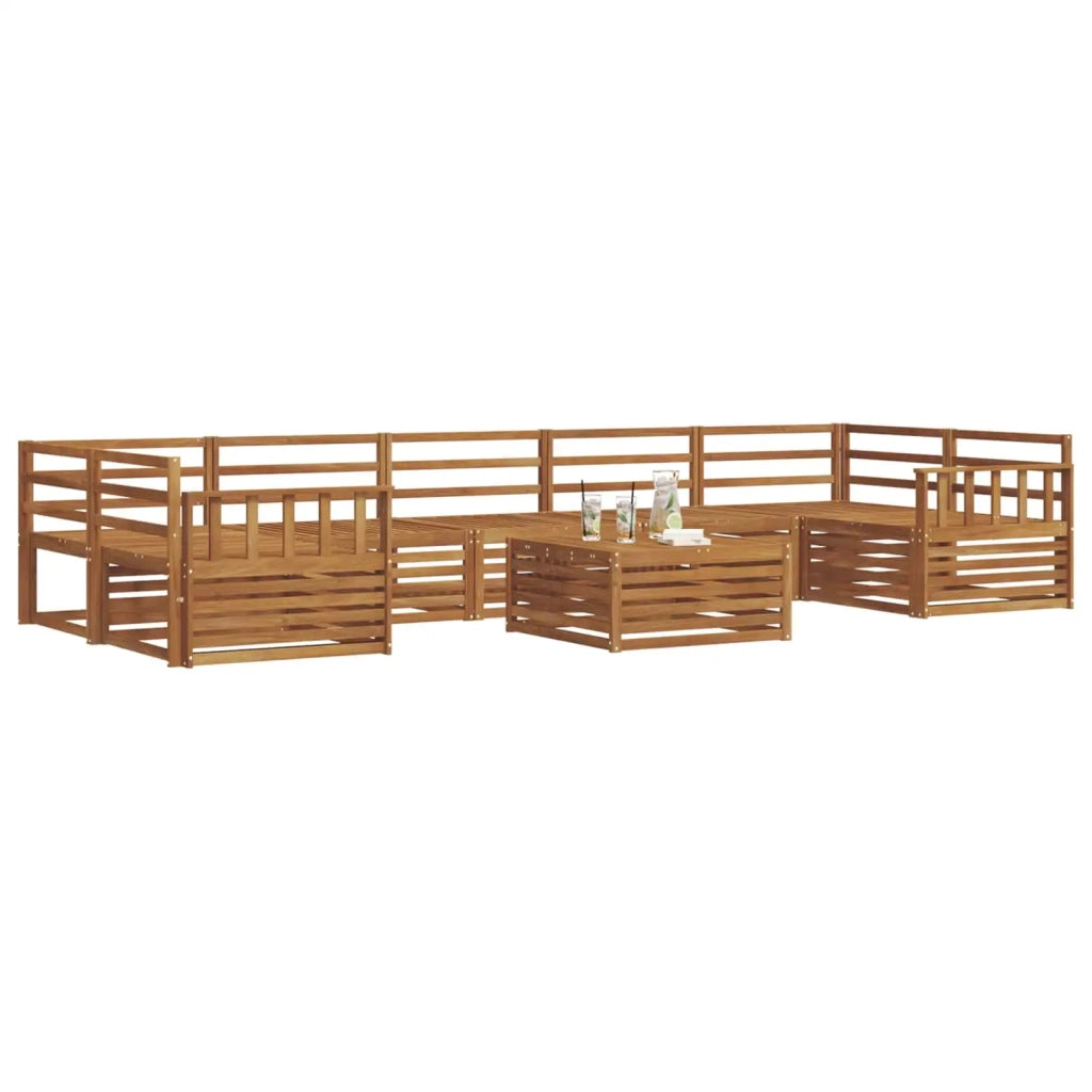 Set di divani da esterno 8 pcs Naturale 3373169