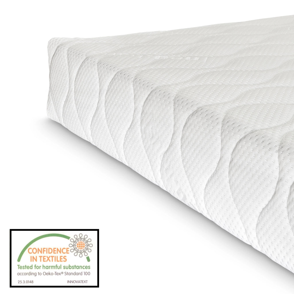 Letto Francese Trerunta con Materasso 140x200 cm Acciaio Nero [en.casa]