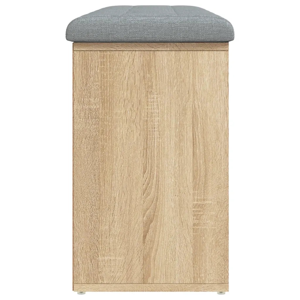 Panca Porta Scarpe-Sgabello-Panca Scarpiera Rovere Sonoma 102x32x50 cm Legno Multistrato 446491