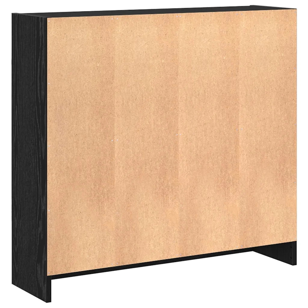Libreria Rovere Nero 80 x 24 x 76 cm Legno multistrato 875015