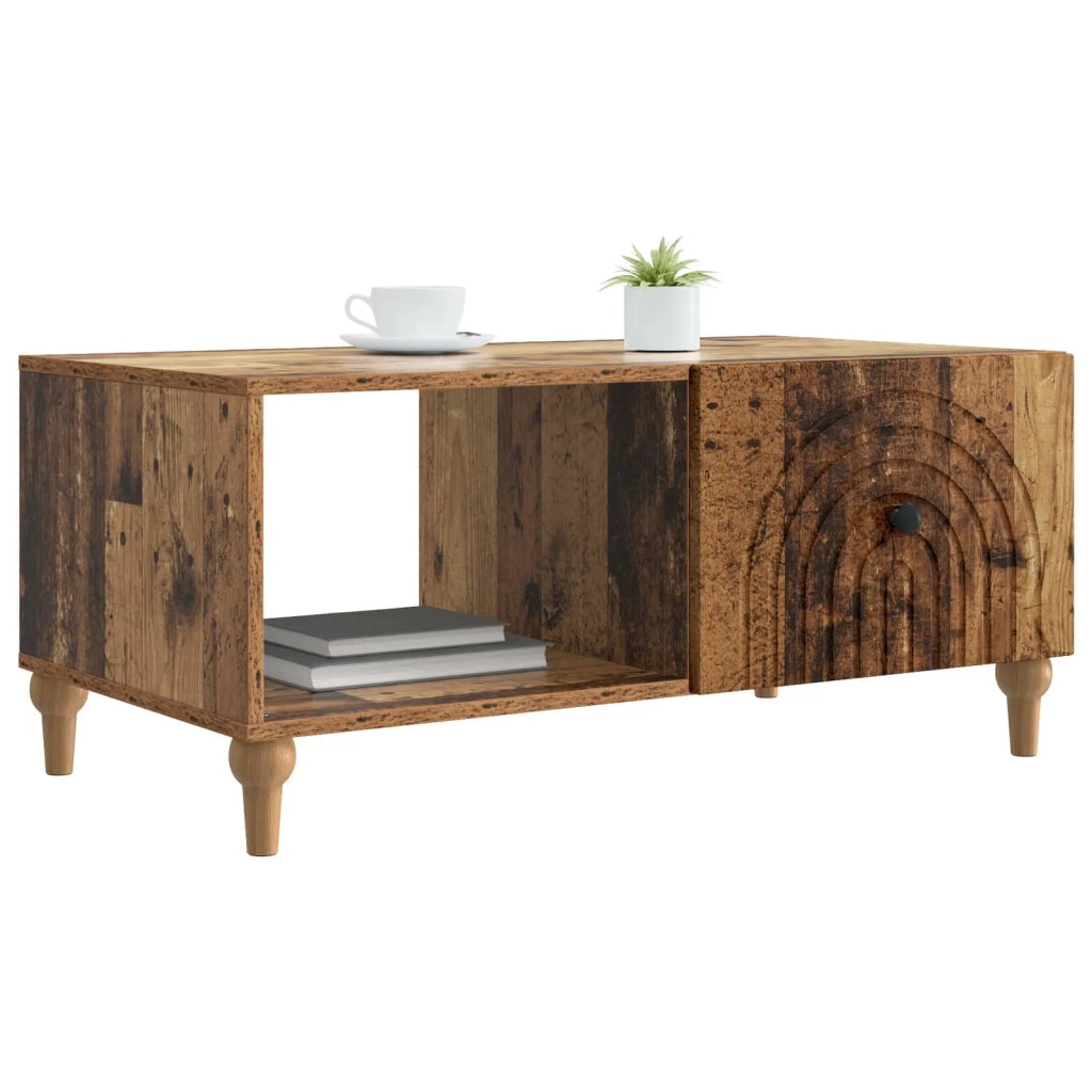 Tavolino da salotto Legno antico 90 x 50 x 40 cm 894273