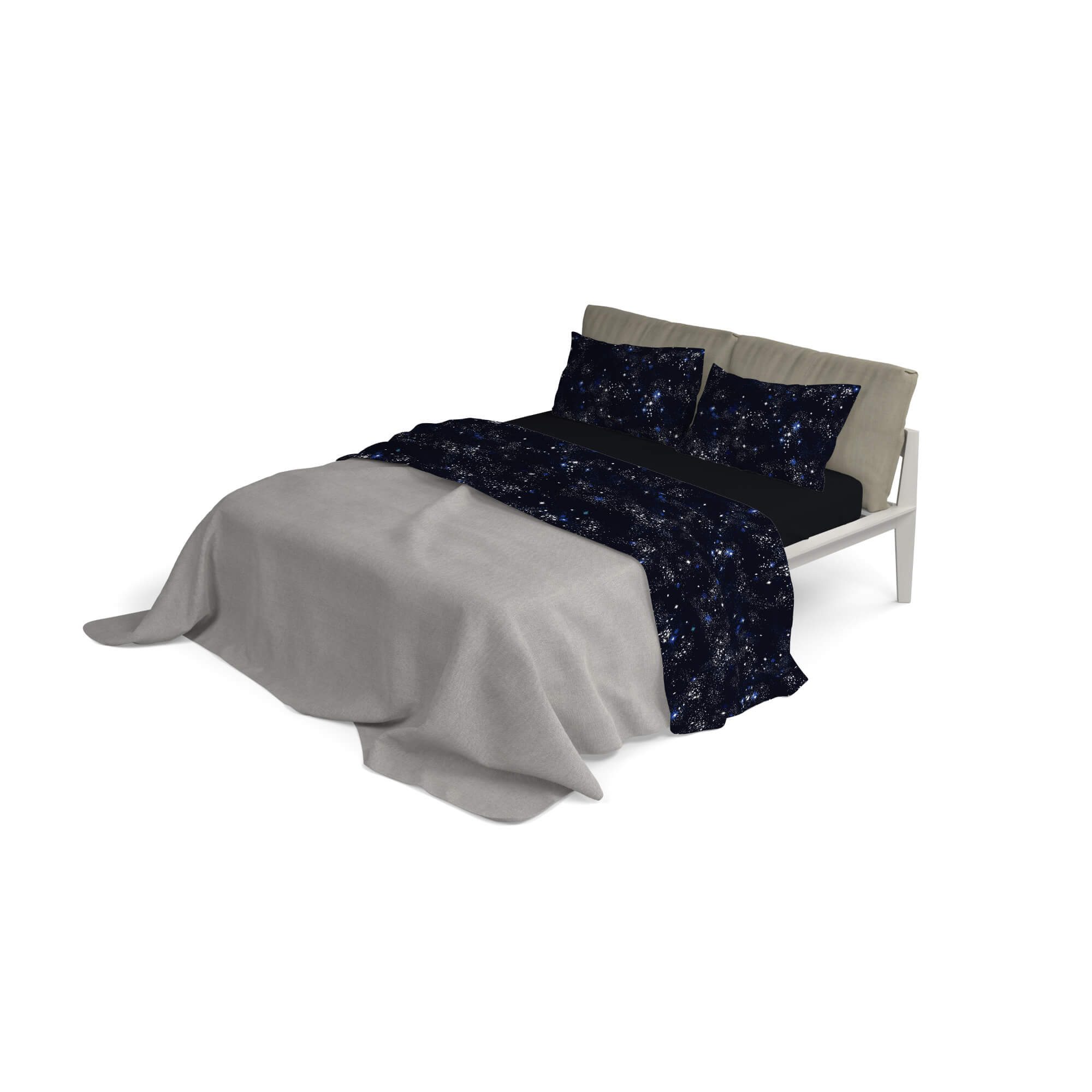 Set Lenzuola Singolo con Stampa Sopra Sotto e Federe Orione