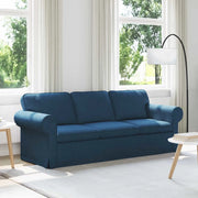 Divano Blu 215 x 82 x 80 cm Tessuto