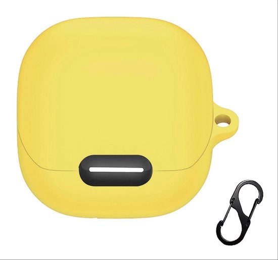 Custodia in silicone per auricolari - valbestendig - ultradun - geel - adattamento slim fit - protezione ottimale - compatibile con Liberty 4 NC - colore giallo