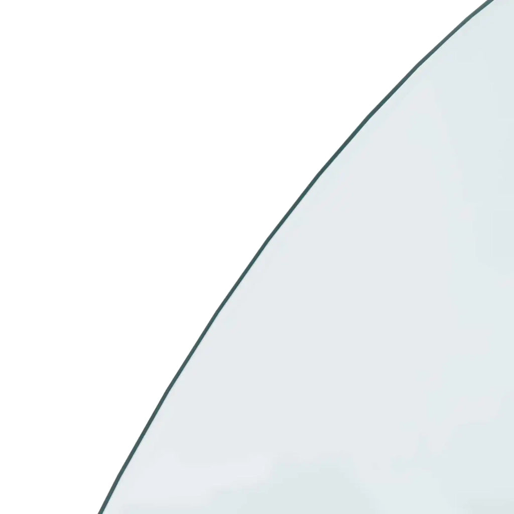 Piastra in vetro per camino Trasparente 1200 x 600 mm Vetro