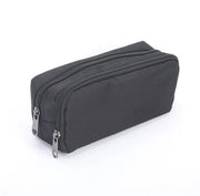 Etui per ragazze, unisex, grande etui estetico, nero, minimalista