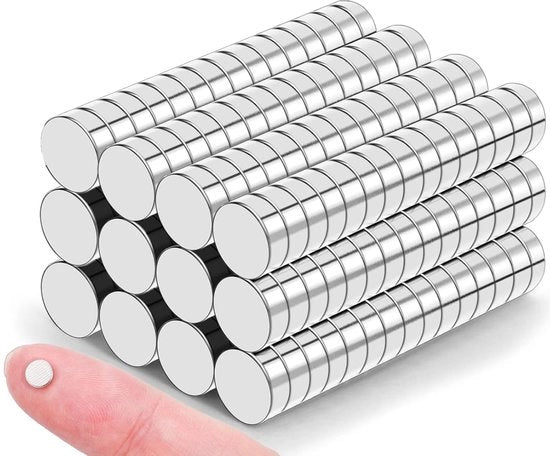 180 pezzi di magneti neodymium extra forti 5 x 2 mm, piccoli magneti forti a forma rotonda, mini magneti forti per bacheca magnetica, frigorifero, DIY, bacheca da attacchi, whiteboard per hobby, ufficio