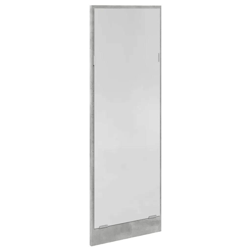 Set Mobili da Ingresso 4 pz Grigio Cemento in Legno Multistrato