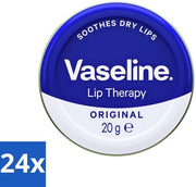 24 x Terapia Labiale Originale - 20 g - Balsamo Labiale - Protezione - Conservazione dell'Umidità - Riduzione della Secchezza delle Labbra - Prevenzione dell'Ustione delle Labbra