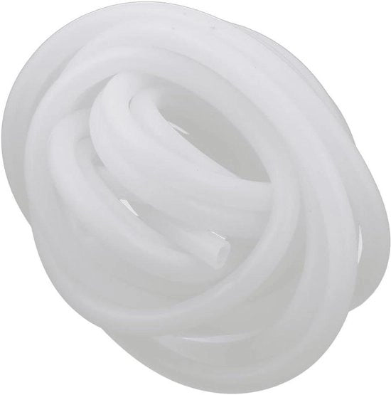 Flessibile tubo di silicone resistente alle alte temperature, diametro 5 mm x 8 mm, lunghezza 5 metri.