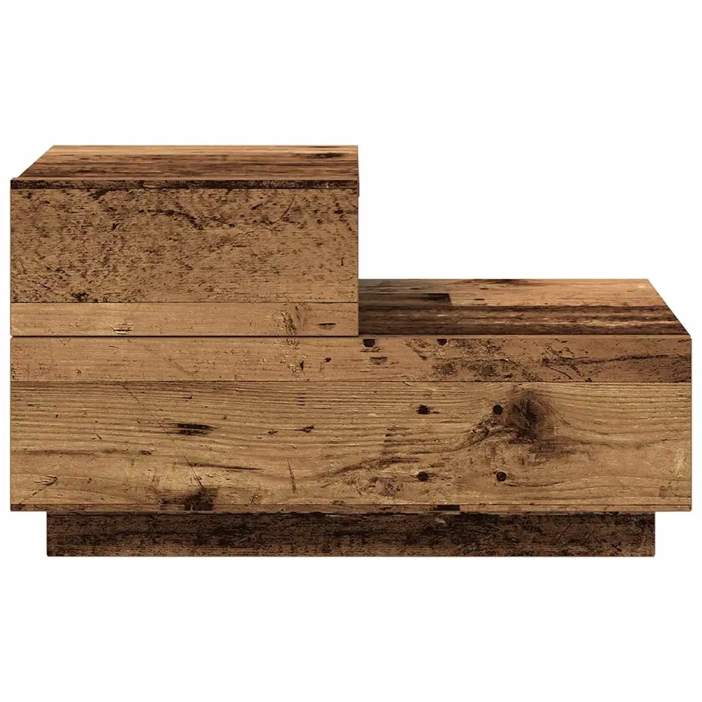 Comodino | Armadio da Notte | Mobiletto da notte con cassetto Legno vecchio 70 x 36 x 40,5 cm