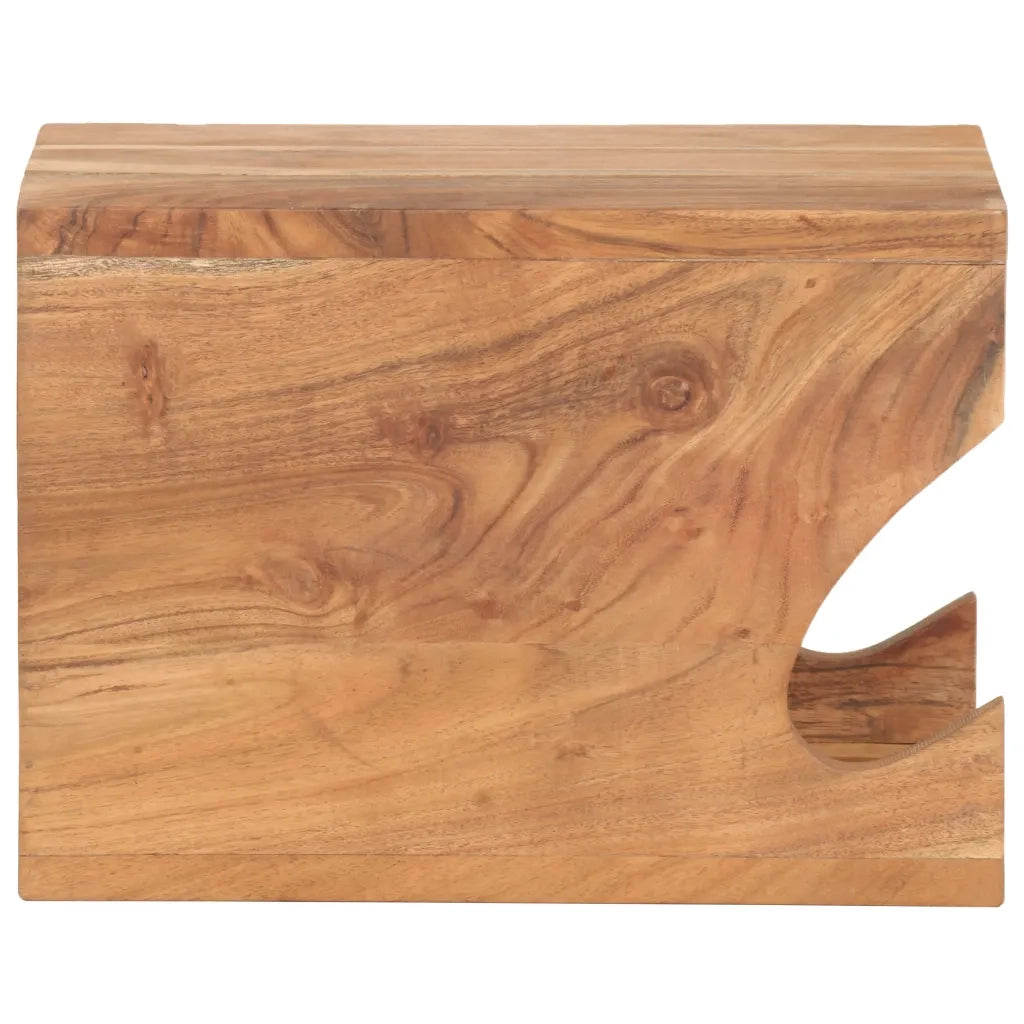 Supporto Bicicletta da Parete 35x25x25 cm in Legno di Acacia CFW8209631