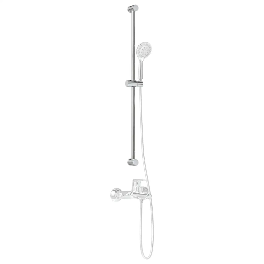 Supporto per Testa di Doccia Cromato 101 cm Acciaio Inox CFW4386751