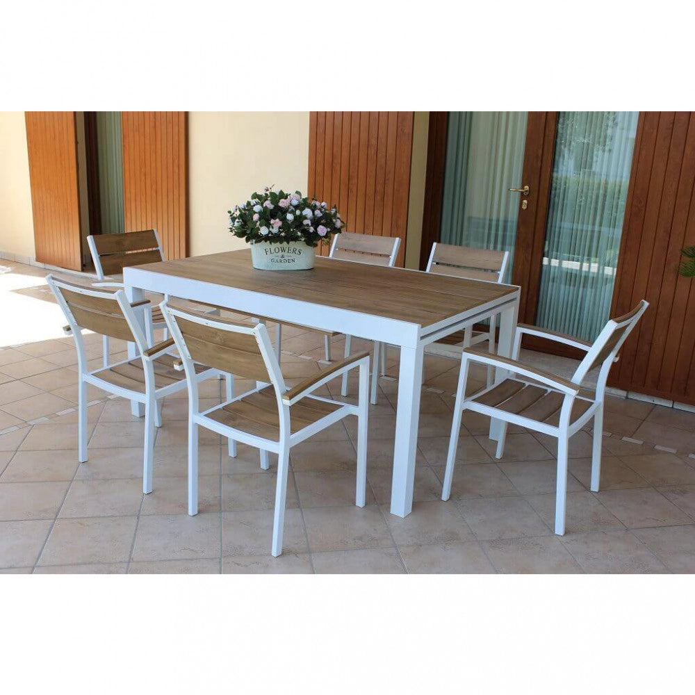 TAVOLO CAYMAN 160/240 X 95