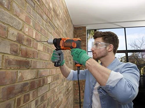 Black & Decker BEH850K 3100 Giri/min Senza chiave Nero, Arancione