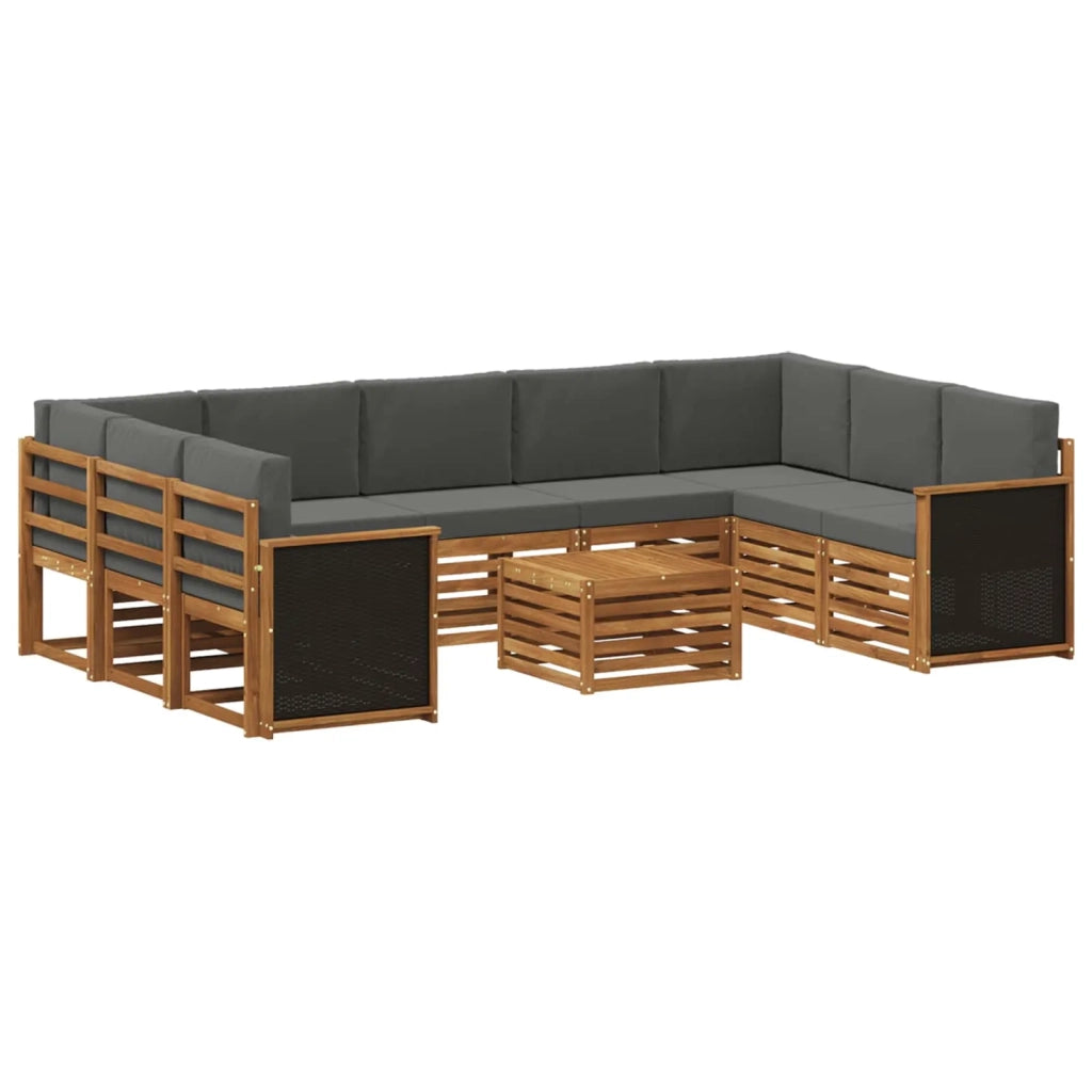 Set divani Legno di Acacia Massello