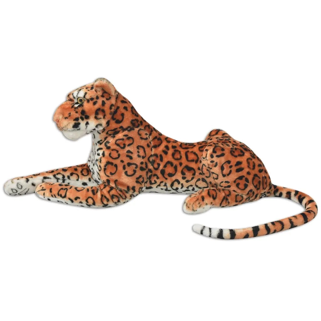 Giocattolo in Peluche Leopardo Marrone XXL CFW3038195