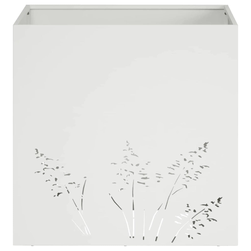 Vaso da giardino 2 pz Bianco 50 x 50 x 49 cm 8005795