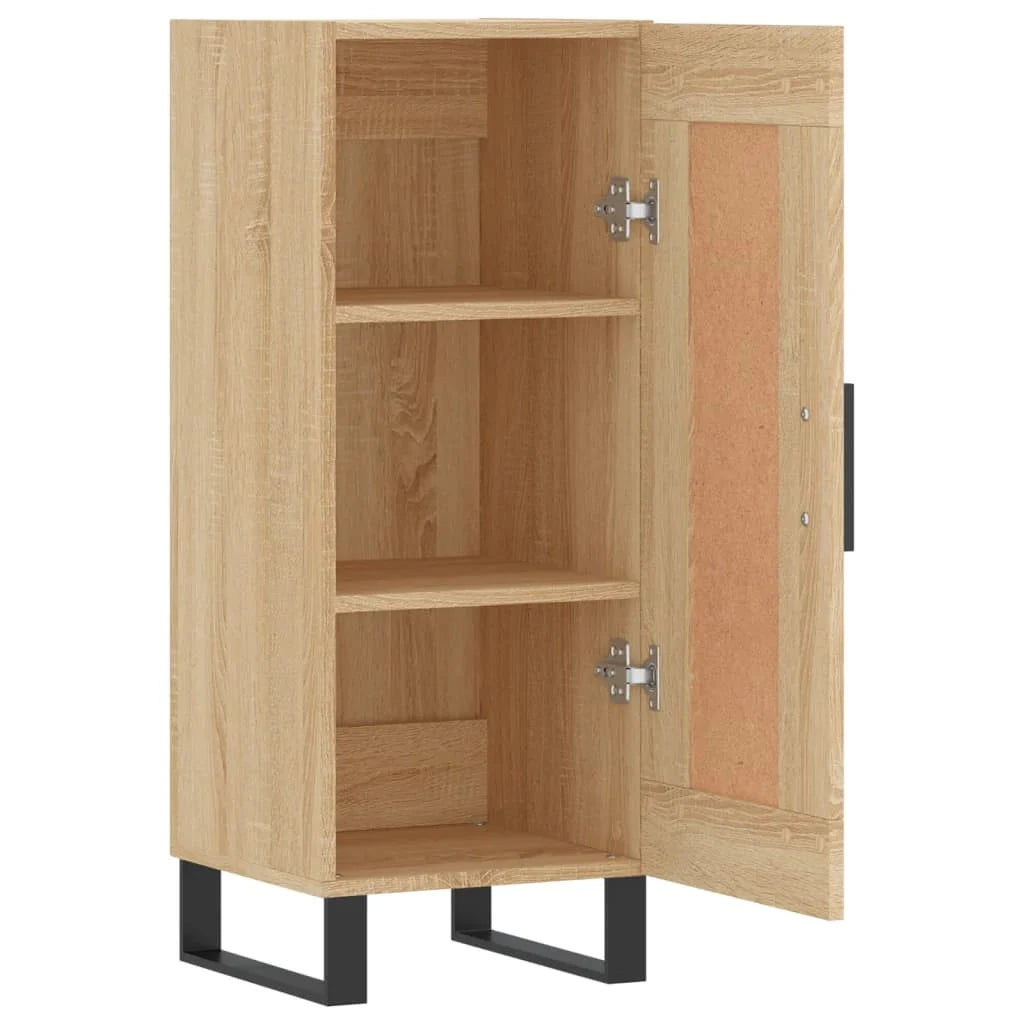 Buffet credenza cassettiera armadio mobile contenitore organizer cucina soggiorno rovere Sonoma 34,5 x 34 x 90 cm legno ingegnerizzato marrone 02_0031550