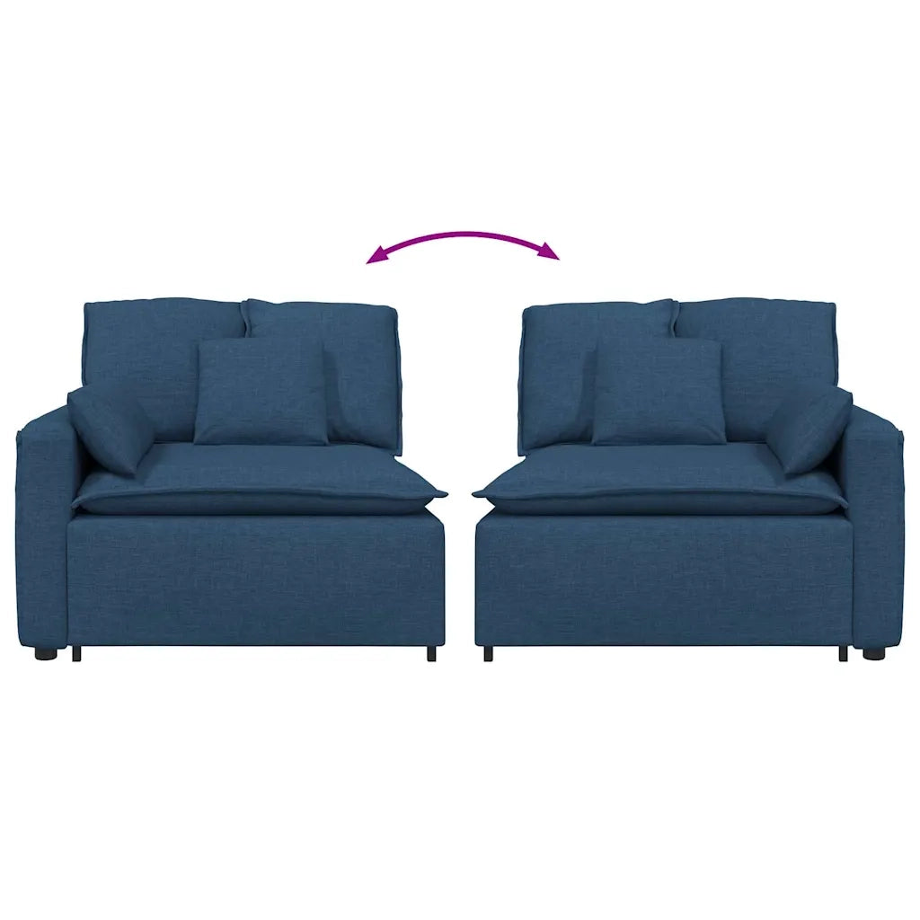 Modulo Terminale Bracciolo Divano Modulare con Cuscini-Sofa Modulare-Divanetto 100 cm 175123