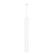 Atmos Lampada a sospensione cilindrica GU10 XL installazione doppia superficie o incasso finitura bianco opaco design moderno ed elegante