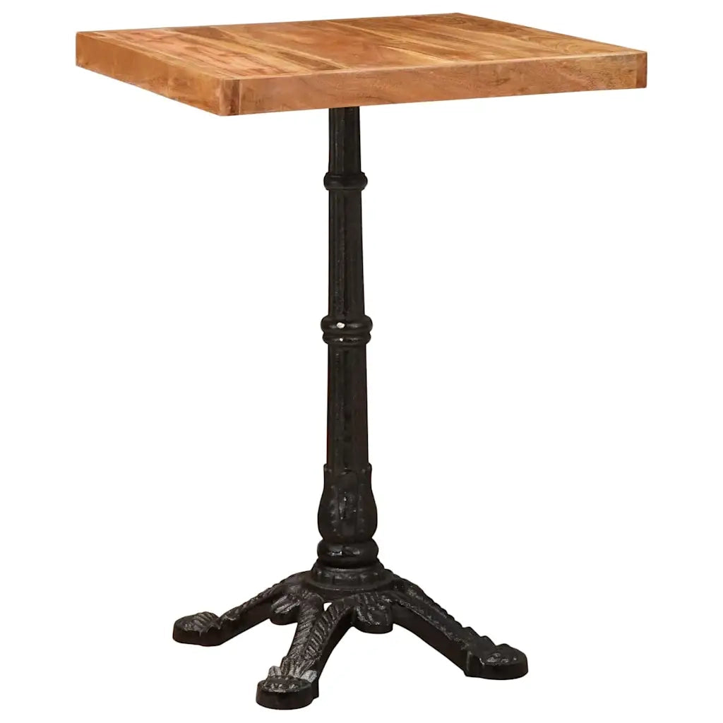 vidaXL Tavolo bistrot Marrone 50 x 50 x 76 cm legno massello di acacia