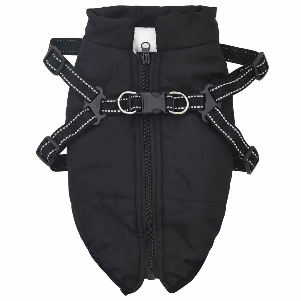 Cappotto per Cani Nero L32 Pile e Poliestere CFW8371873