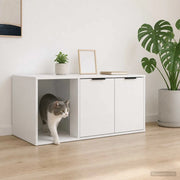 Mobile per gatti Bianco 100 x 49 x 45 cm Legno ingegnerizzato 8014751