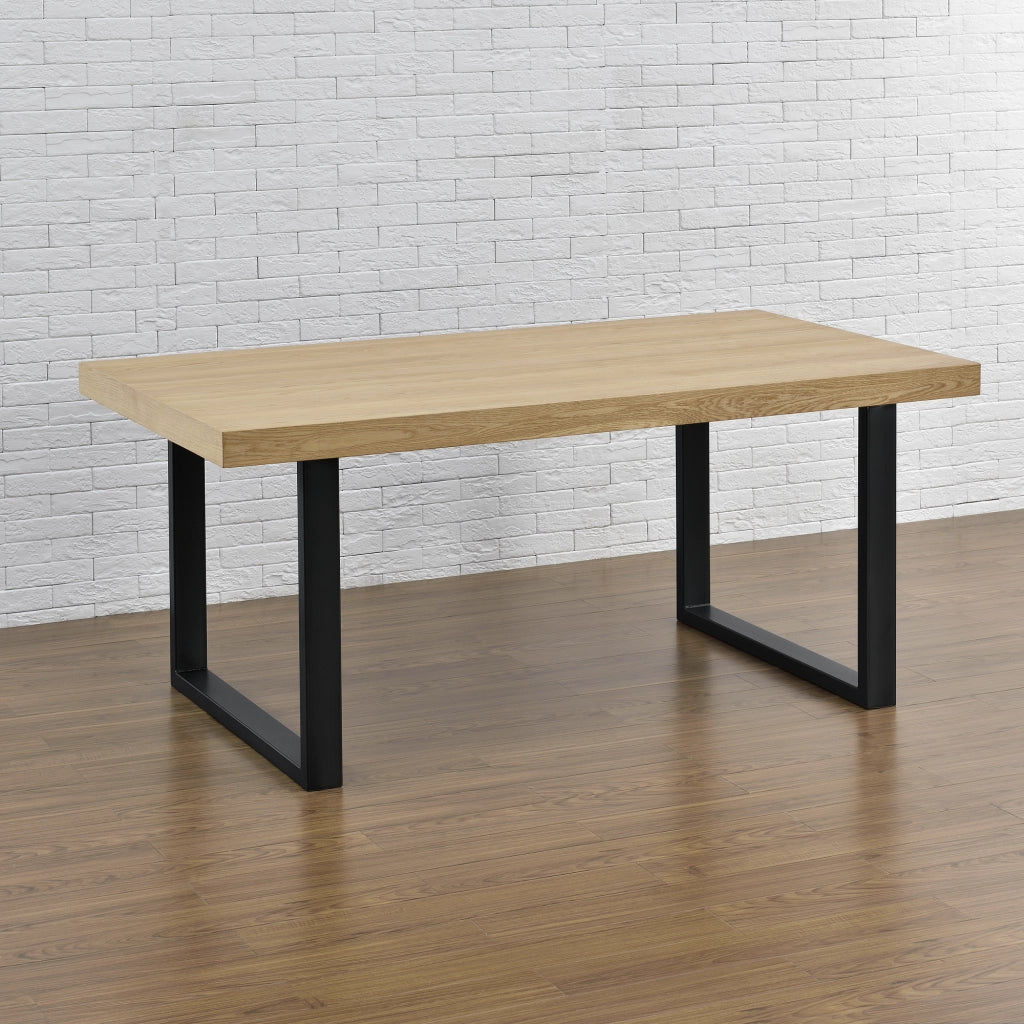 Set di 2 Gambe Rettangolari 'Makers' in Acciaio per Mobili Fai da Te (LxA) 90 x 72 cm - Nero [en.casa]