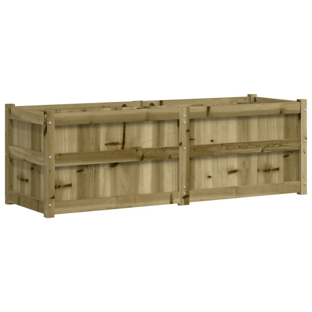Fioriera da Giardino-Vaso da Esterno 150x50x50 cm in Legno di Pino Impregnato