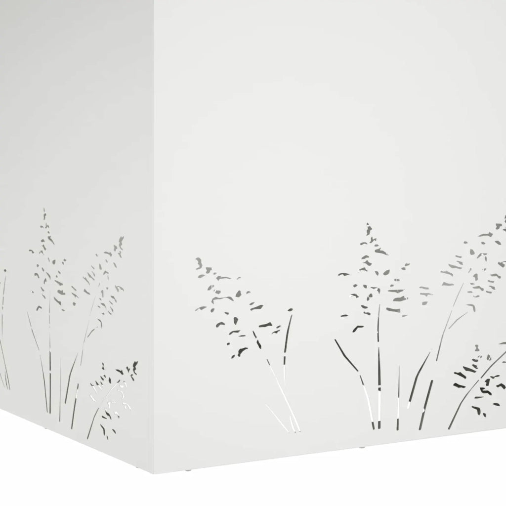 Vaso da giardino 2 pz Bianco 50 x 50 x 49 cm 8005795