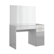Vicco Tavolo da toeletta Bianco 115 cm con specchio