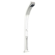 Doccia Solare In Alluminio Spring 25 Litri Con Miscelatore  E Doccetta Colore Perla Bianca Cv-A140-Tl/9400