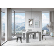 Tavolo allungabile 130/390x90 cm Roxell Premium - Cemento