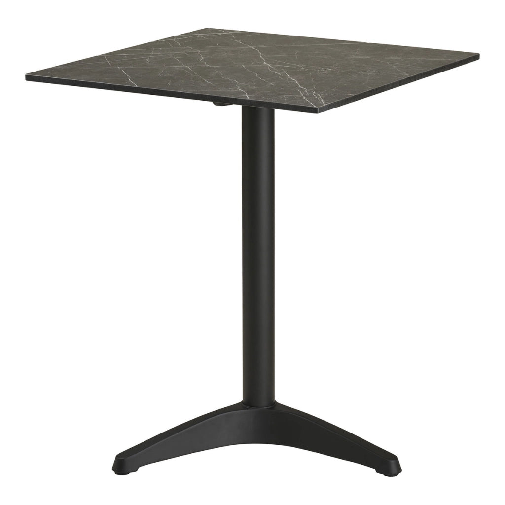 Tavolo Bistro 1, Nero, Metallo, 60x60x73 cm