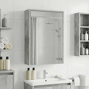 Mobiletto per specchio da bagno con lo scaffale Grigio cemento