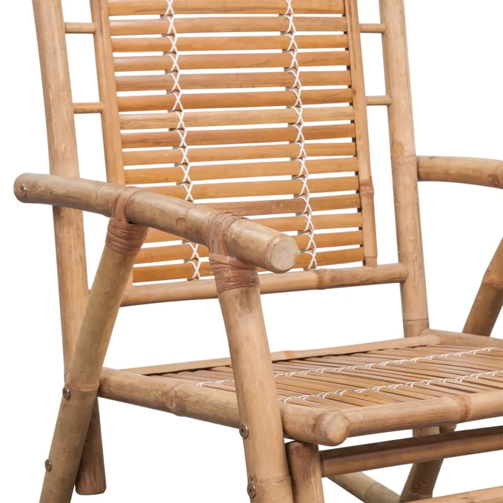 Sedia a dondolo in bamboo CFW5902565