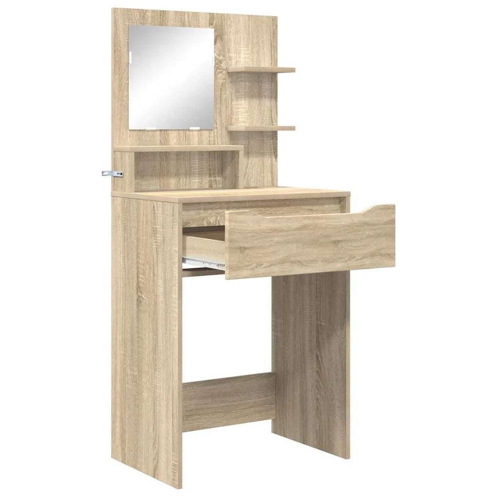 Tavoli da Trucco per Camera da Letto con cassetto Rovere Sonoma